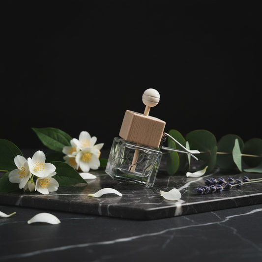 Square Bubble Glass with Clip - Fresh Props